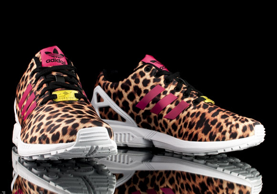 adidas zx flux leopard